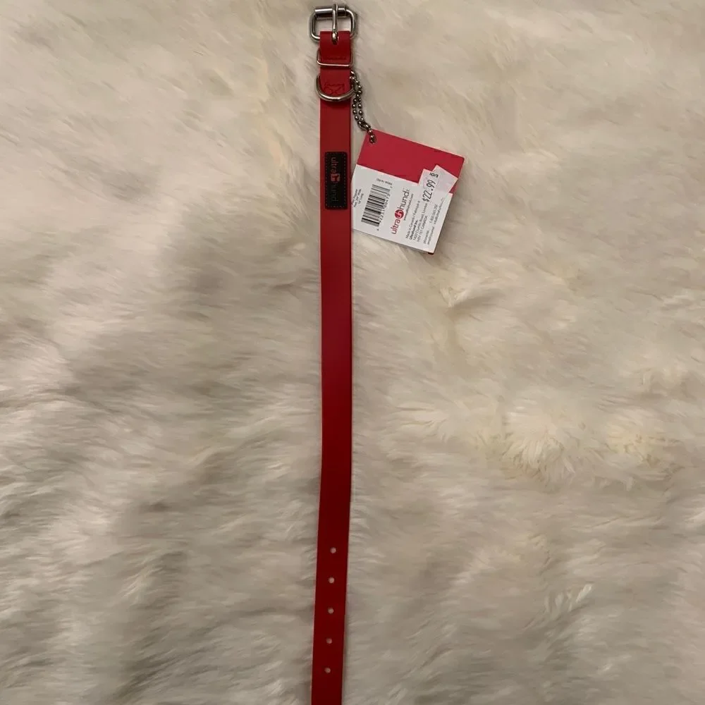 Red ultrahund Dog Collar (NWT)